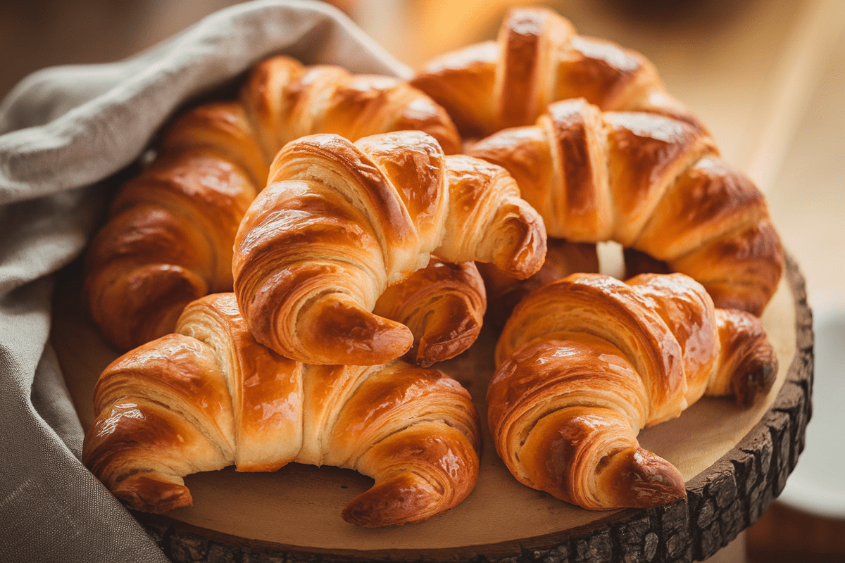 Freshly baked Gipfeli with a golden, crispy crust—this classic Swiss pastry is a must-try for any baking enthusiast.